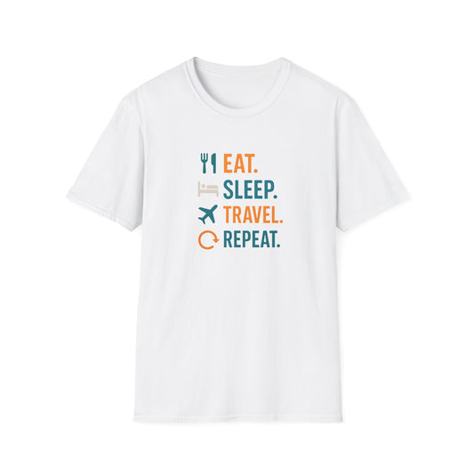Eat Sleep Travel Repeat T-Shirt