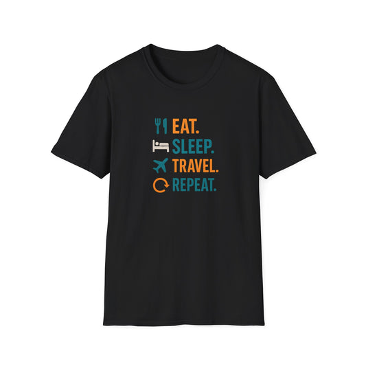 Eat Sleep Travel Repeat T-Shirt